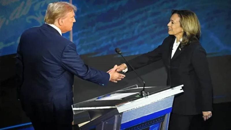 ترامب وكاملا هاريس
