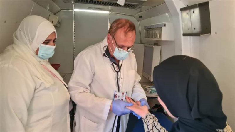 جانب من القافلة