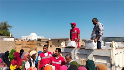 الهلال الأحمر بالبحر الأحمر يواصل تقديم الخدمات لأهالي حلايب وشلاتين 