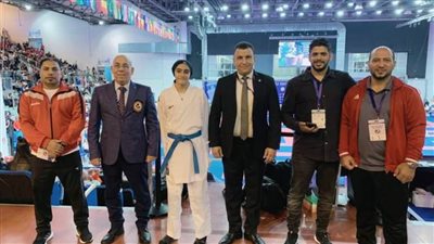 ملك عفيفى تحصد أول ميدالية لمصر في بطولة العالم للكاراتيه بإيطاليا 