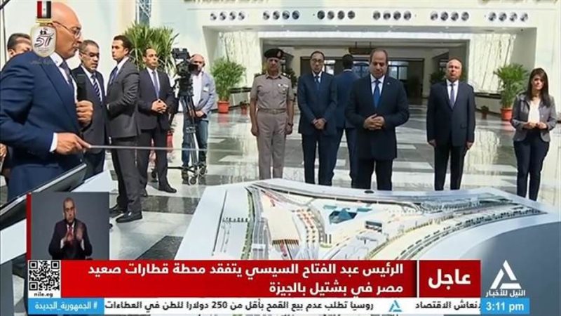 الرئيس السيسي يتفقد