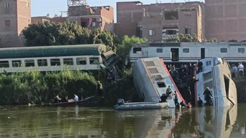حادث قطار المنيا