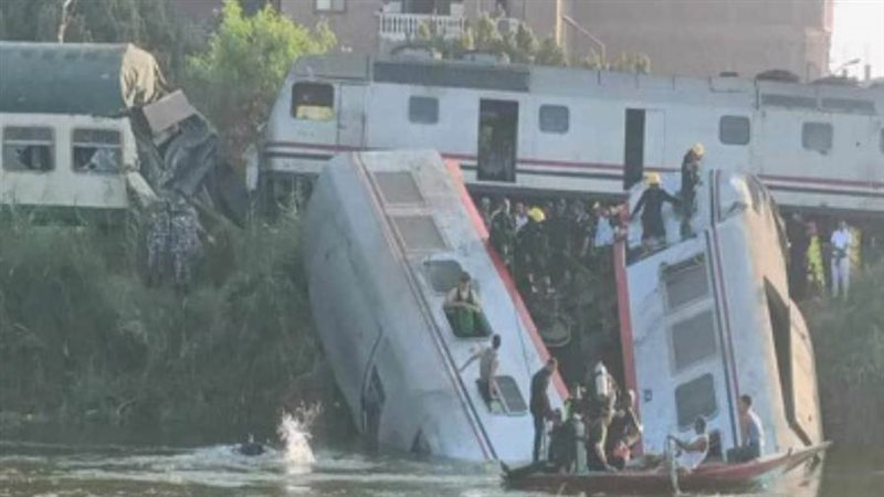 حادث تصادم قطاري