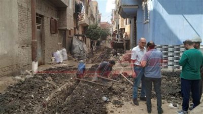 بدء أعمال الحفر لتوصيل الغاز الطبيعي بقطاع 