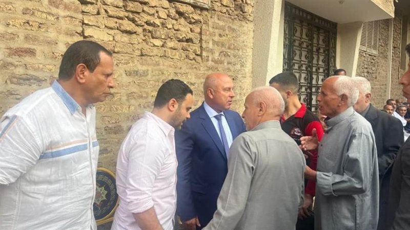 وزير النقل فى العزاء