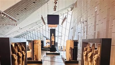 بالصور.. بدء التشغيل الجزئي لقاعات المتحف المصري الكبير