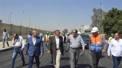 محافظ الجيزة يتفقد نسب التنفيذ بمشروعات التطوير بمحيط المتحف المصري الكبير 