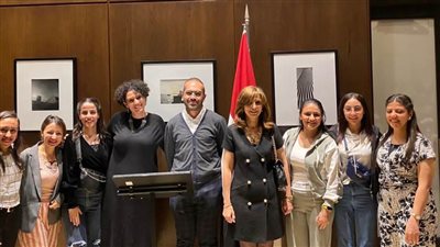 السفيرة ندى دراز تستقبل صناع وفريق عمل الفيلم التسجيلي 