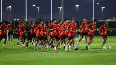 السوبر المصري| الأهلي ينهي مرانه الأول بالإمارات