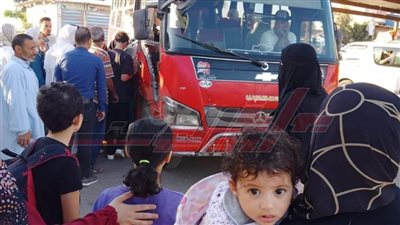 الدفع بـ 6 أوتوبيسات و100 سيارة لنقل أهالي ببلطيم