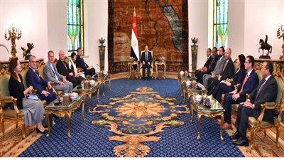 الرئيس السيسي يؤكد لوفد 