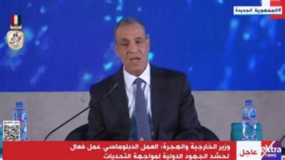 وزير الخارجية: الدبلوماسية أداة فعالة للتعامل مع التحديات المعقدة التي يواجهها العالم