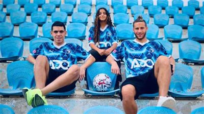 بيراميدز يظهر أمام الزمالك بقميصه الجديد 