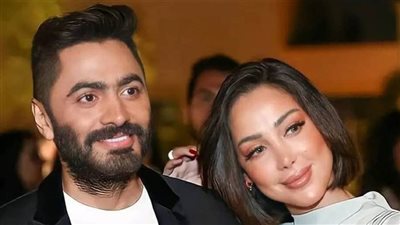 تامر حسني وطليقته بسمة بوسيل يحتفلان بعيد ميلاد ابنهما