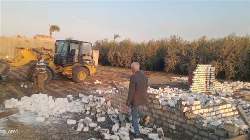 إزالة التعديات بأسيوط