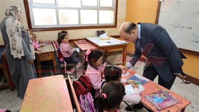 عبدالمعطي: يتفقد ‏مدرسة الشهيد علي صالح الابتدائية بكفر الشيخ