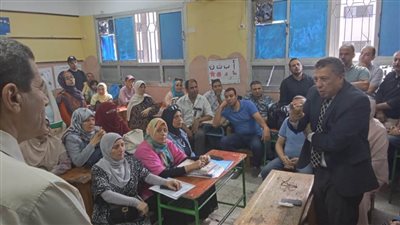 جولة تفقدية لوكيل تعليم بالبحيرة لمدارس كفر الدوار 