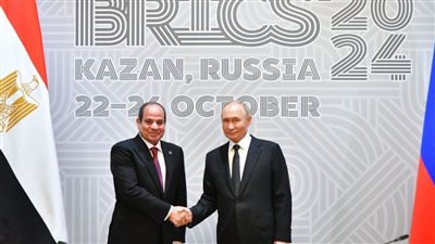 لقاء الرئيس السيسي بالرئيس الروسى فلاديمير بوتين على هامش قمة تجمع البريكس 