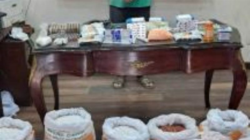 المتهم والمضبوطات