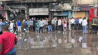 حريق يلتهم محل محمول ومخبزا آليا ووجهة محل ملابس
