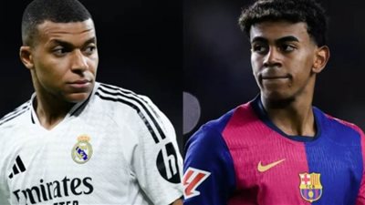 فينيسيوس ومبابي وبيلينجهام في هجوم ريال مدريد لمواجهة برشلونة بالكلاسيكو