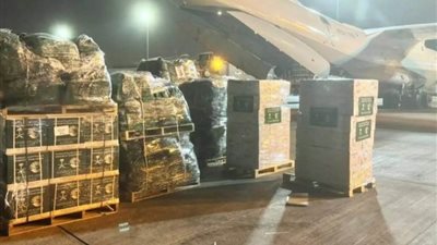 مغادرة الطائرة الإغاثية الحادية عشرة ضمن الجسر الجوي السعودي لمساعدة الشعب اللبناني