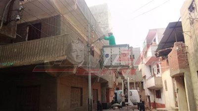 رفع كفاءة منظومة الإنارة العامة ببلطيم في كفر الشيخ 