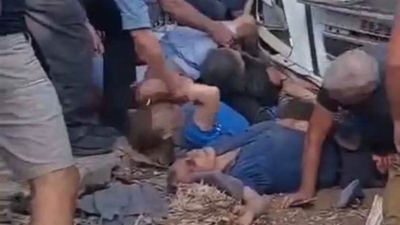 صورة لعملية الدهس