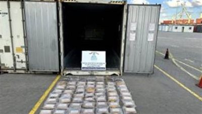 الداخلية تضبط 70 كيلوجراما لمخدر الكوكايين داخل حاوية بميناء الإسكندرية