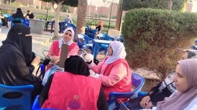  بالصور.. تقديم خدمات مبادرة «100  يوم صحة» لـ 2 مليون مواطن في الغربية