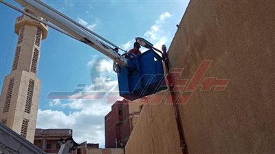 تطوير منظومة الإنارة العامة بسيدي غازي في كفر الشيخ 