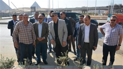 محافظ الجيزة يتفقد مشروعات تطوير الطرق المحيطة والمؤدية للمتحف المصري الكبير
