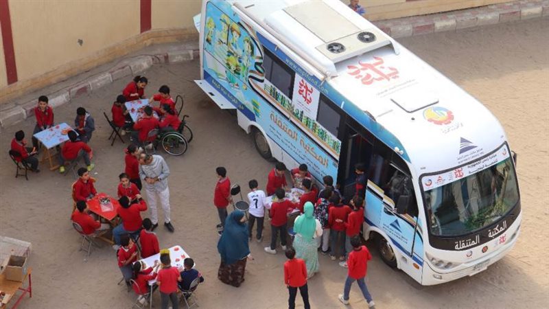 جانب من فعاليات المكتبة