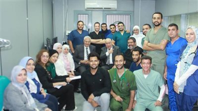 نجاح أول عملية كي ثلاثية الأبعاد بالقسطرة بمستشفيات جامعة بني سويف