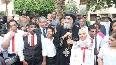 البابا تواضروس يشهد انطلاق فعاليات وزارة الثقافة بالكاتدرائية المرقسية بالعباسية