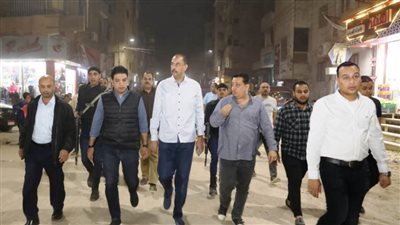 محافظ سوهاج يتفقد أعمال تطوير وتجميل منطقة الثلاث كباري ومدخل إدفا وأولاد نصير