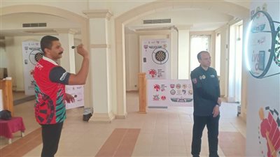 وصول منتخب مصر للدور قبل النهائي مع نظريتها أوغندا في بطولة الدارتس بشرم الشيخ