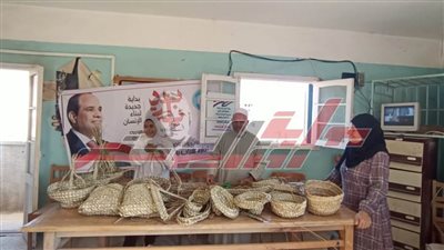 منتجات الخوص في ختام ورش تدريب «علمني حرفة» بكفر الشيخ