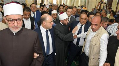 وزير الأوقاف والمفتي ومحافظ كفر الشيخ يشهدون احتفال المحافظة بالعيد القومي بالمسجد الإبراهيمي