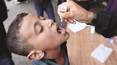  انطلاق المرحلة الثانية من حملة التطعيم ضد شلل الأطفال في غزة