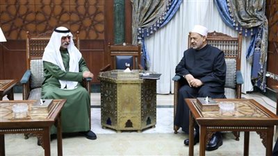 شيخ الأزهر يستقبل الشيخ نهيان بن مبارك وزير التسامح الإماراتي بمشيخة الأزهر