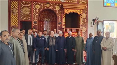 افتتاح مسجد الإخلاص بقرية العشوش بإدكو لمواجهة الفكر المتطرف بالمشاركة المجتمعية 