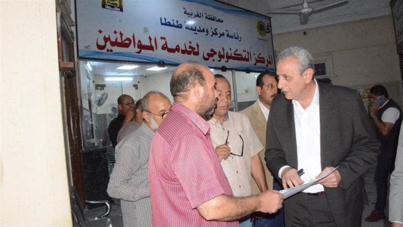 محافظ الغربية يتابع