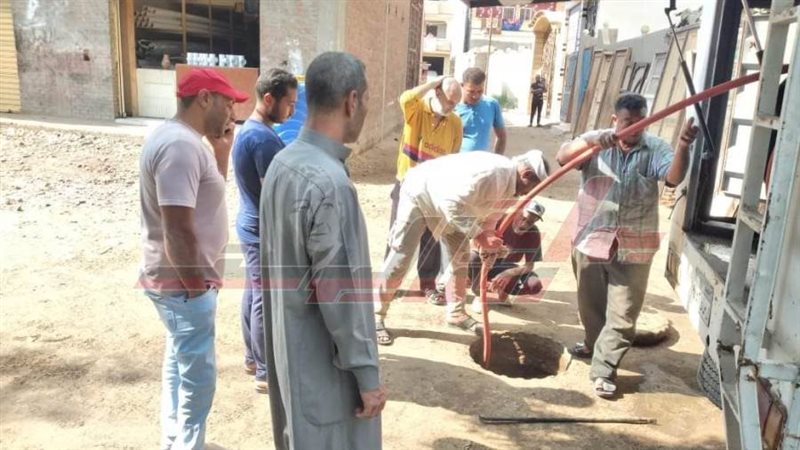 تطهير خطوط الصرف