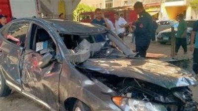 إصابة 5 أشخاص في حادث أعلى كوبري أكتوبر