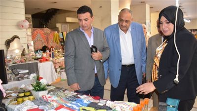 سكرتير مساعد الدقهلية يفتتح معرض «أيادي مصر» للمنتجات التراثية 