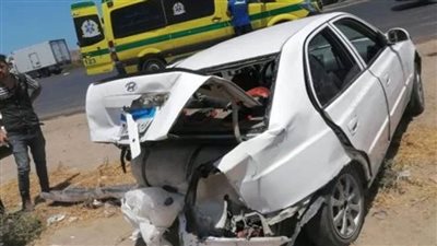 مصرع شخص وإصابة 3 آخرين في حادث على طريق إمبابة الدائري