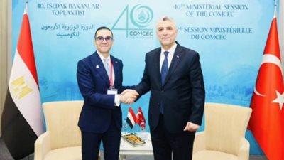 وزير الاستثمار يبحث التعاون مع وزراء تجارة تركيا والسعودية والإمارات والمغرب والعراق وفلسطين