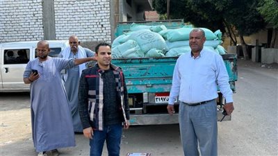 ضبط 12 طن دقيق بلدي مدعم قبل بيعها في السوق السوداء بمركز البداري