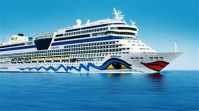 ميناء بورسعيد السياحي يستقبل السفينة عايدة بلو وعلي متنها 1500 سائح من جنسيات مختلفة 